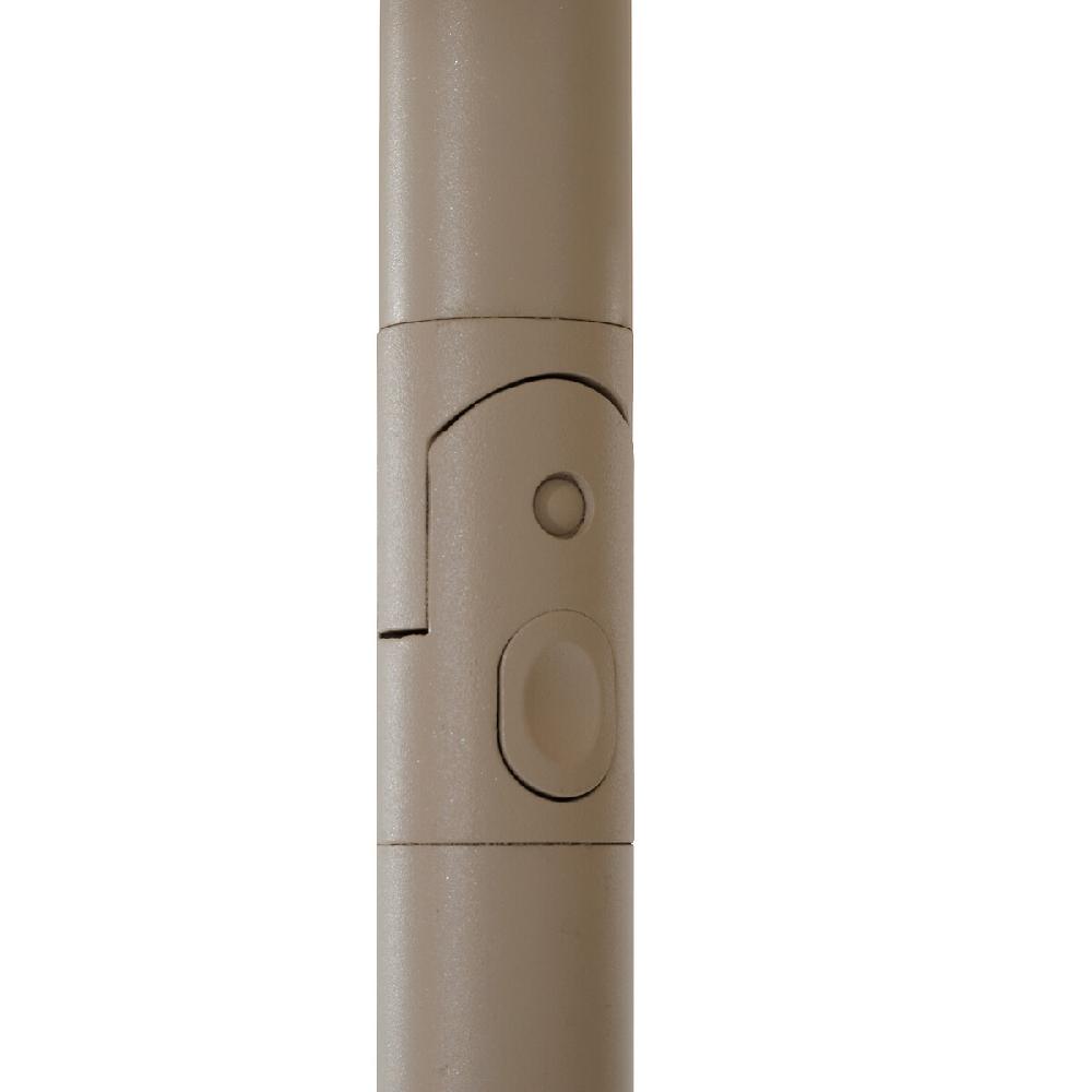 Hesperide Parasol Droit Carré SOYA Argile & Blé