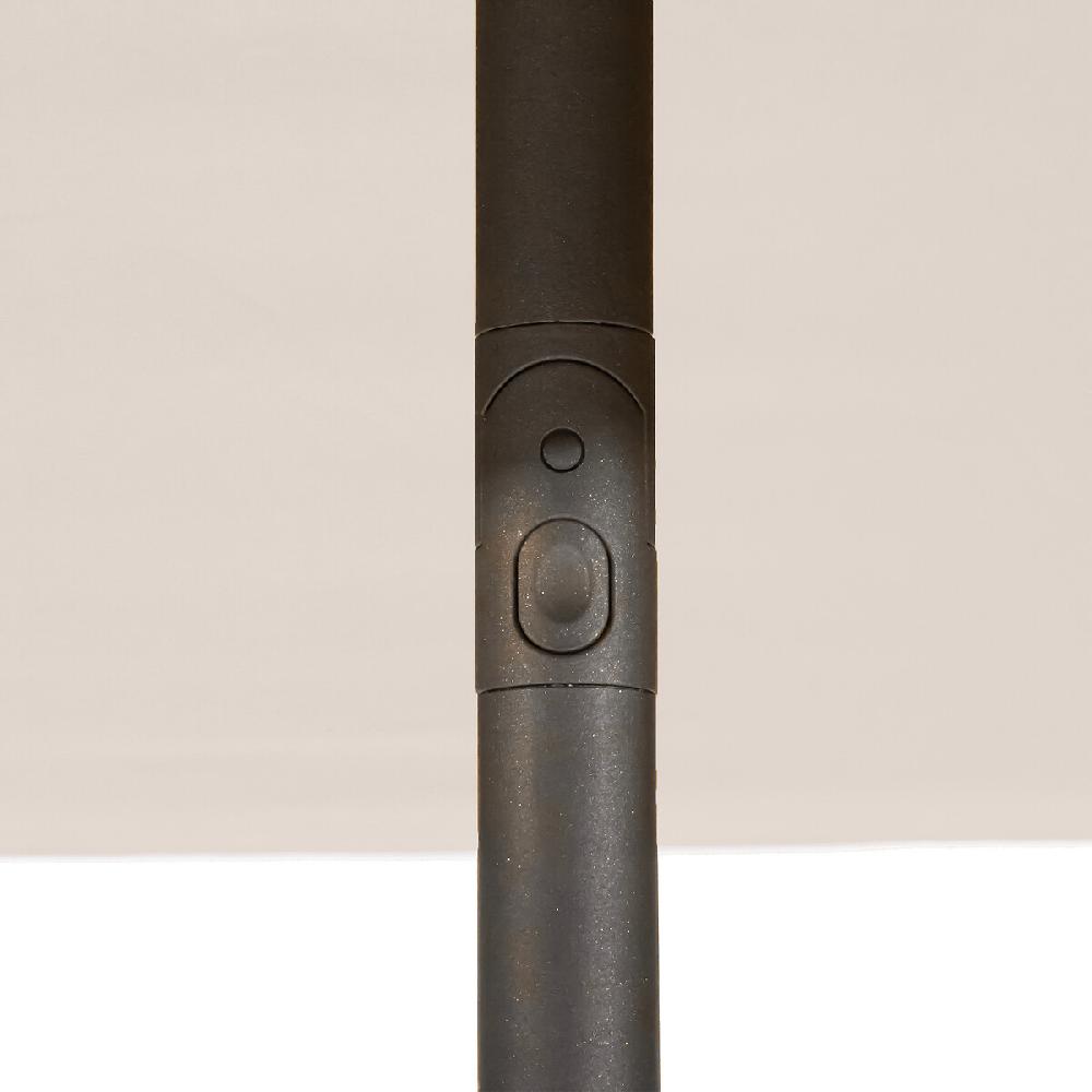 Hesperide Parasol Droit Carré SOYA Blé