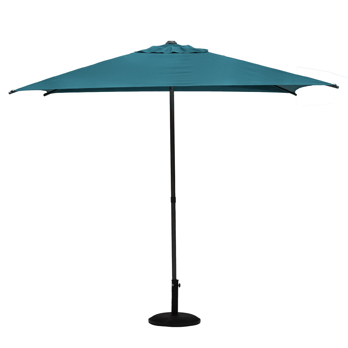 Hesperide Parasol Droit Carré SOYA Bleu Canard
