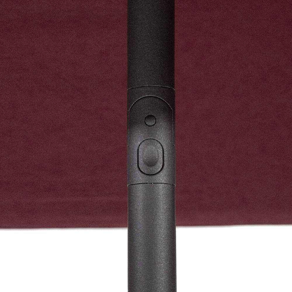 Hesperide Parasol Droit Carré SOYA Bordeaux