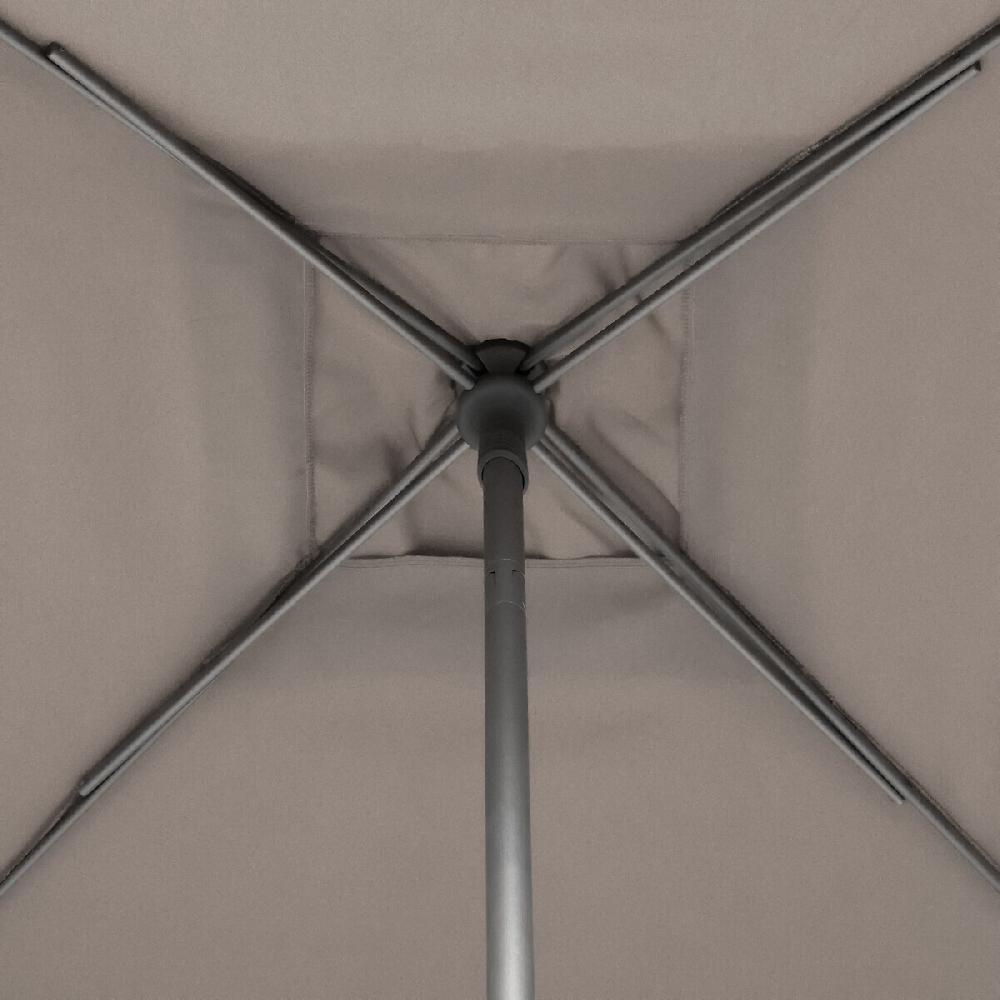Hesperide Parasol Droit Carré SOYA Taupe