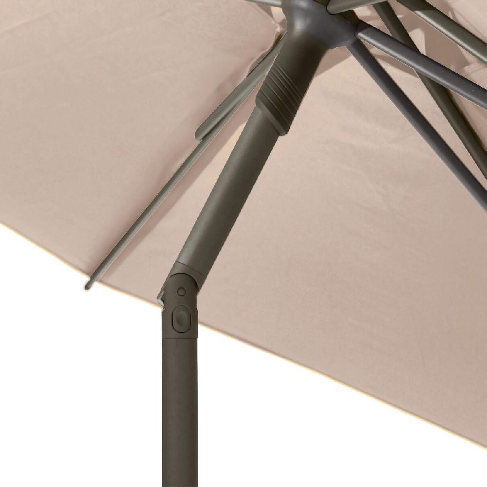 Hesperide Parasol Droit Rond Inclinable SOYA Blé