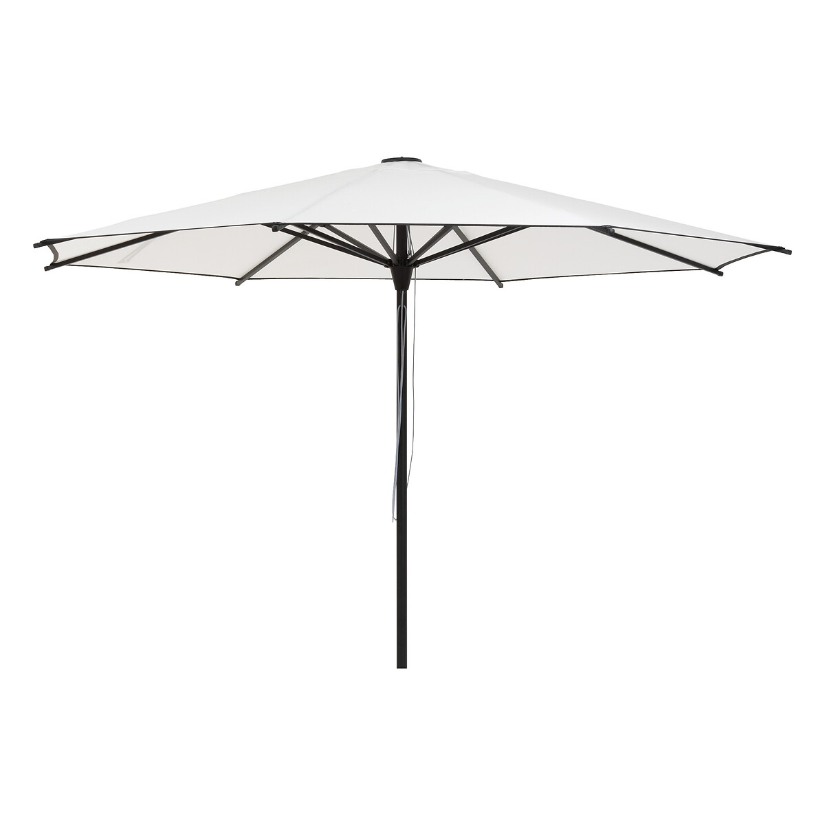 Hesperide Parasol Droit Rond MALUVIA Blanc