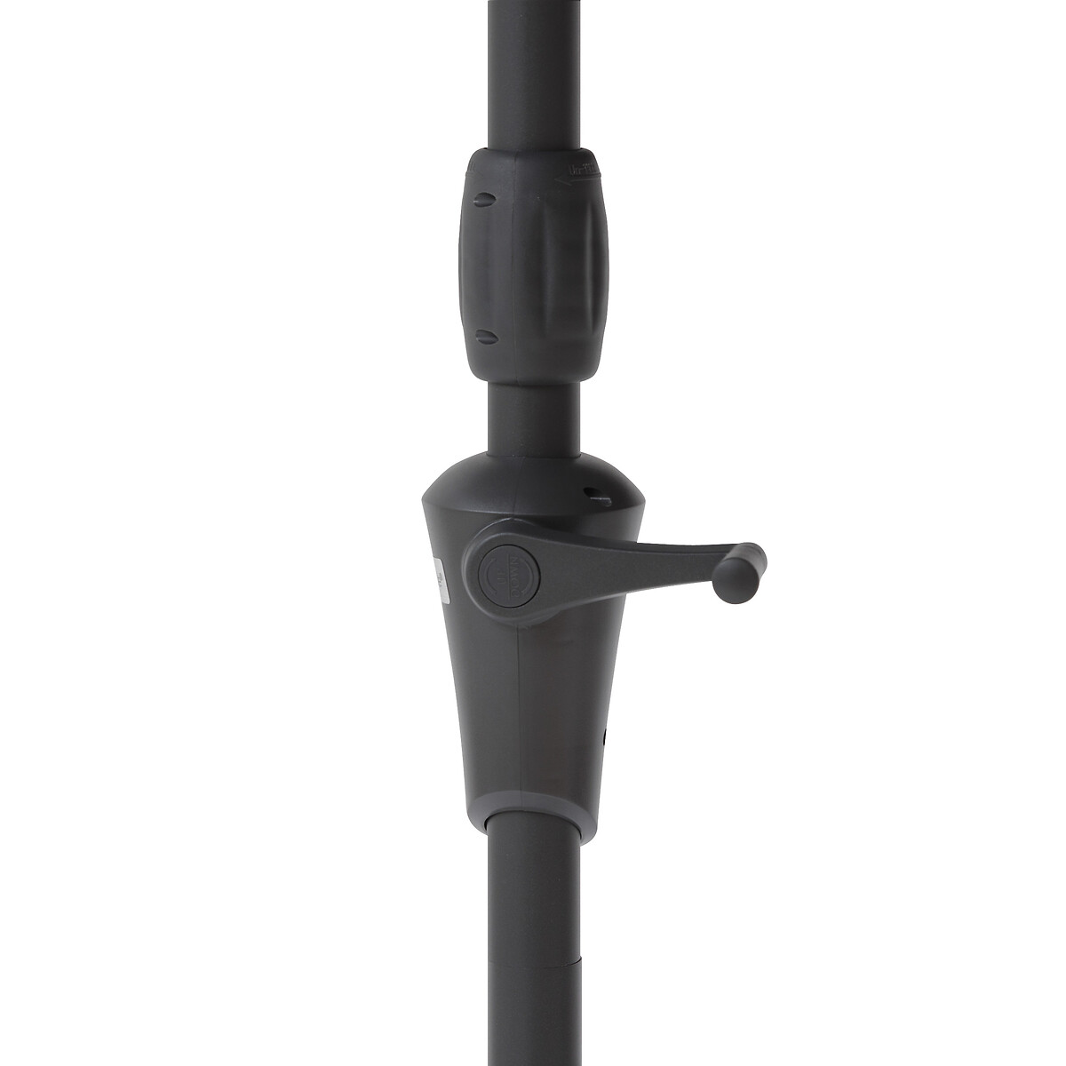 Hesperide Parasol Droit Rond SISKO Ardoise