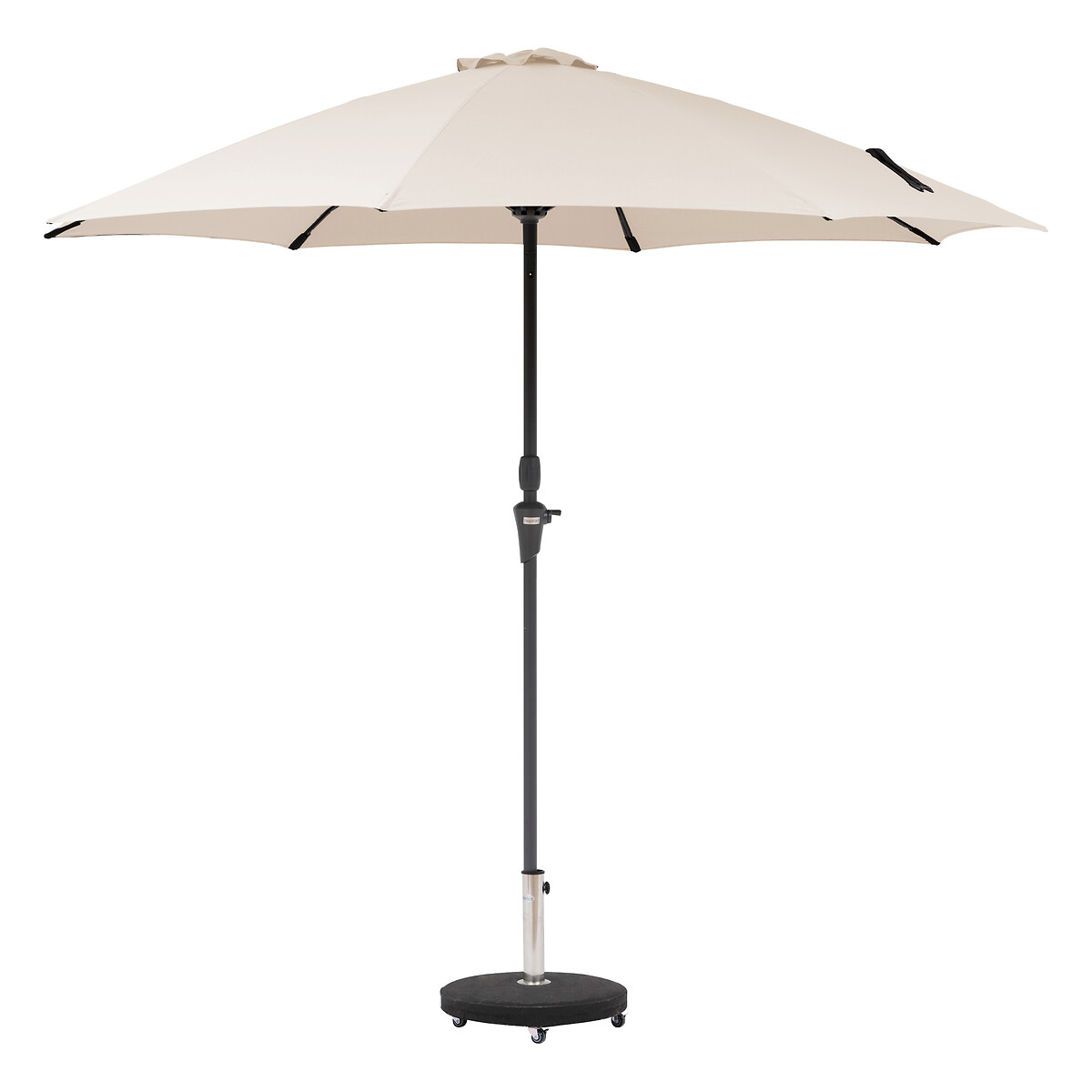 Hesperide Parasol Droit Rond SISKO Blé