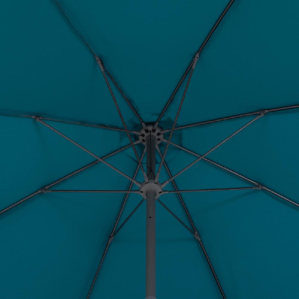 Hesperide Parasol Droit Rond SISKO Bleu Canard