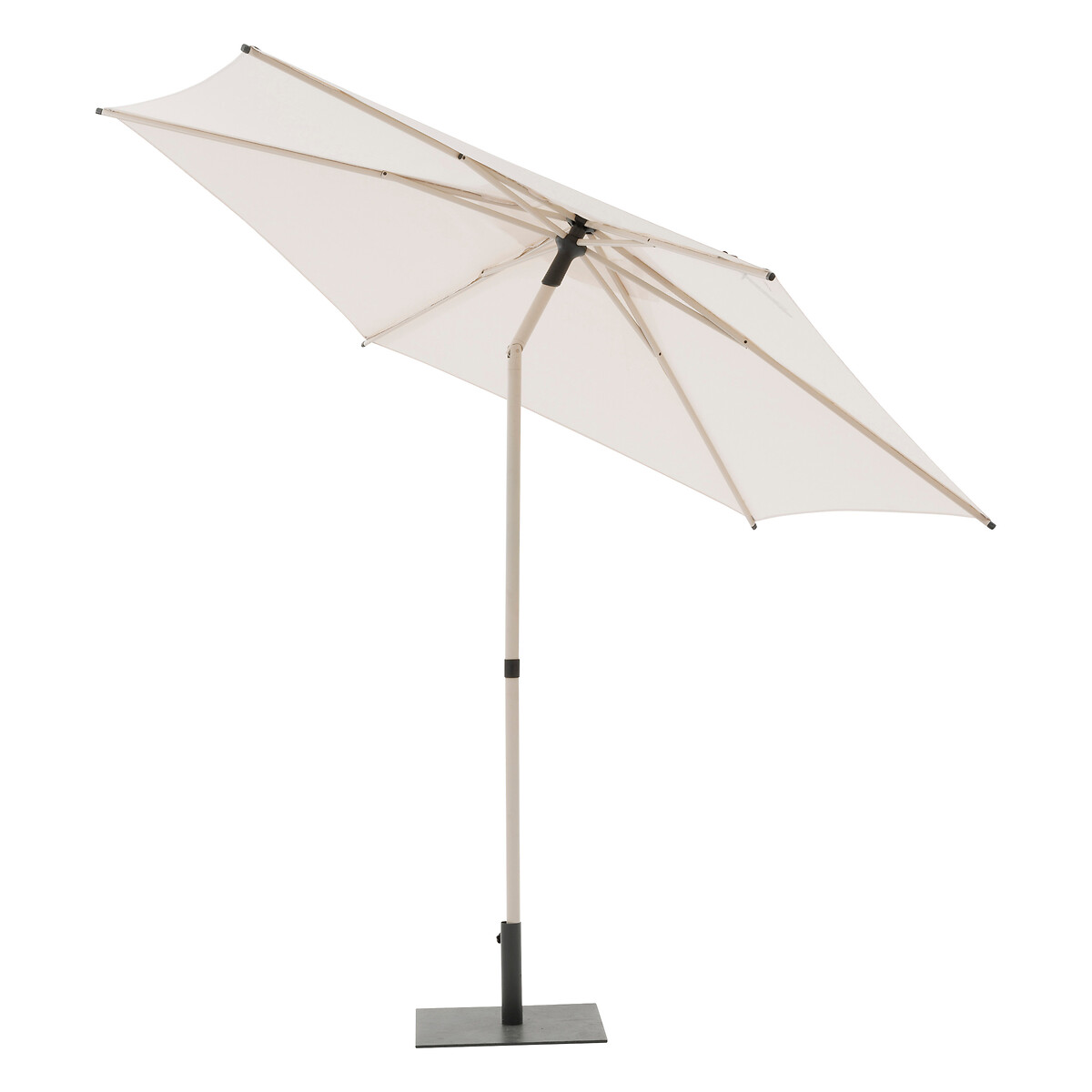 Hesperide Parasol Droit Rond SOYA Argile & Blé