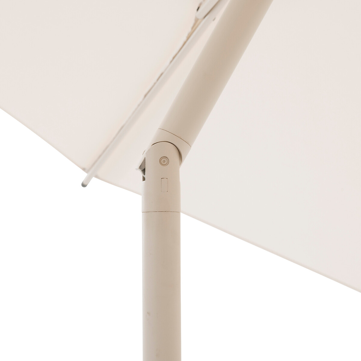 Hesperide Parasol Droit Rond SOYA Argile & Blé