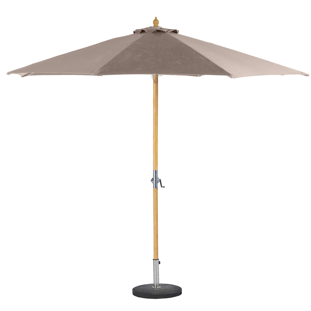 Hesperide Parasol Droit Rond TINAEI Taupe
