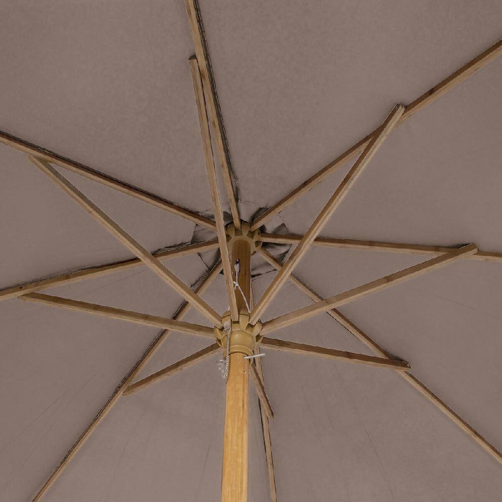 Hesperide Parasol Droit Rond TINAEI Taupe