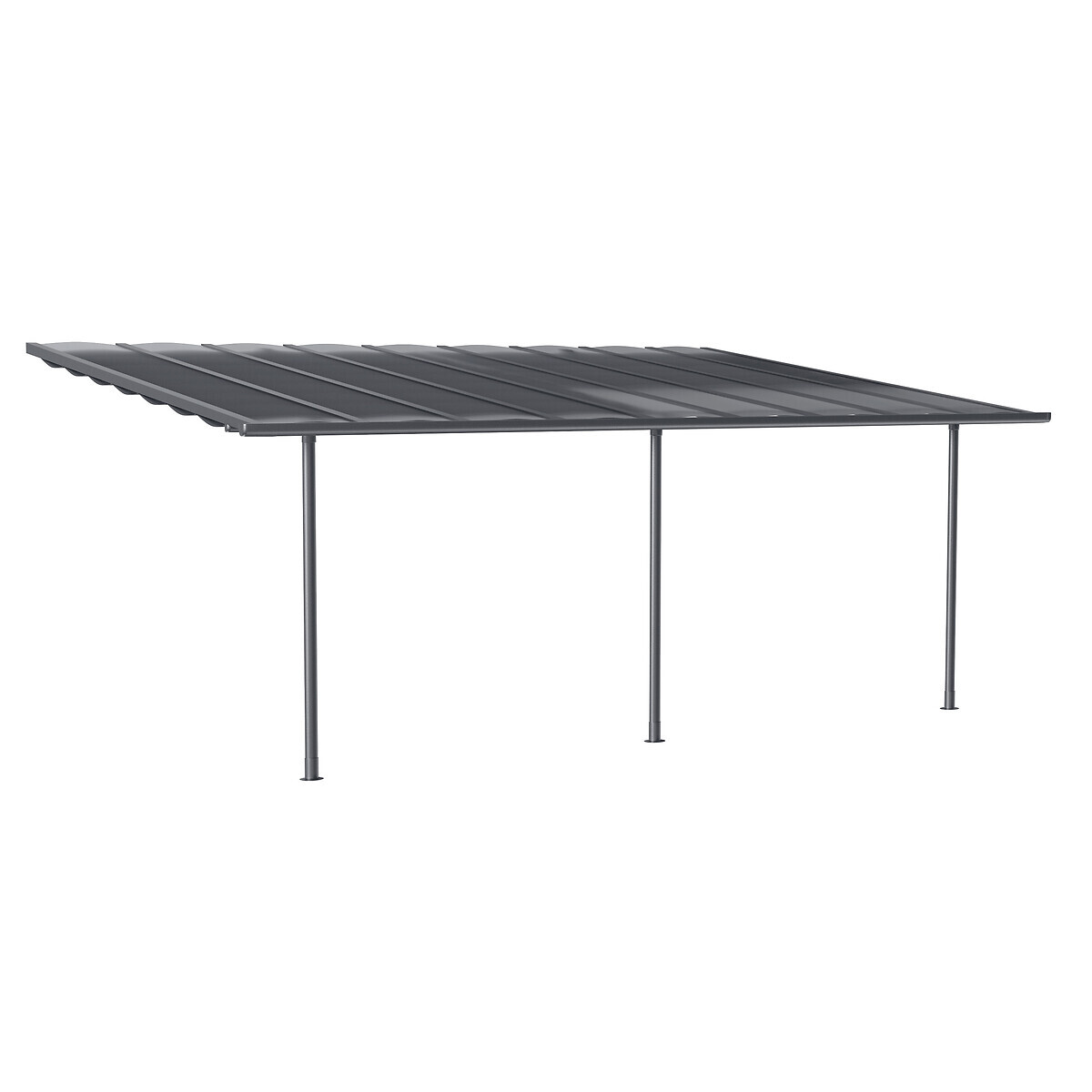 Hesperide Pergola Adossée BELIZE Graphite