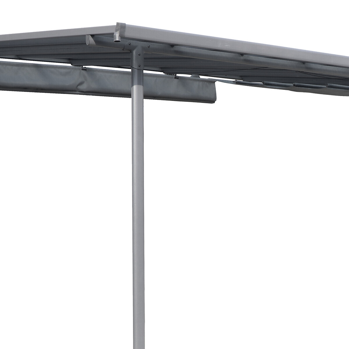Hesperide Pergola Adossée BELIZE Graphite