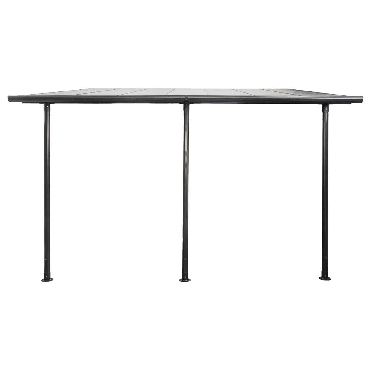 Hesperide Pergola Adossée BELIZE Graphite