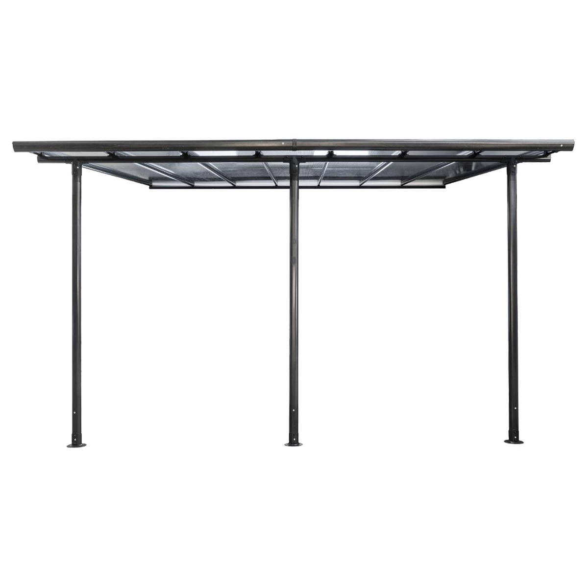 Hesperide Pergola Adossée BELIZE Graphite