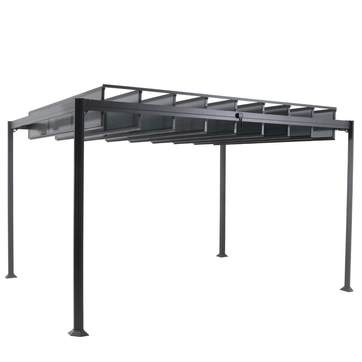 Hesperide Pergola Autoportante BELIZE Graphite