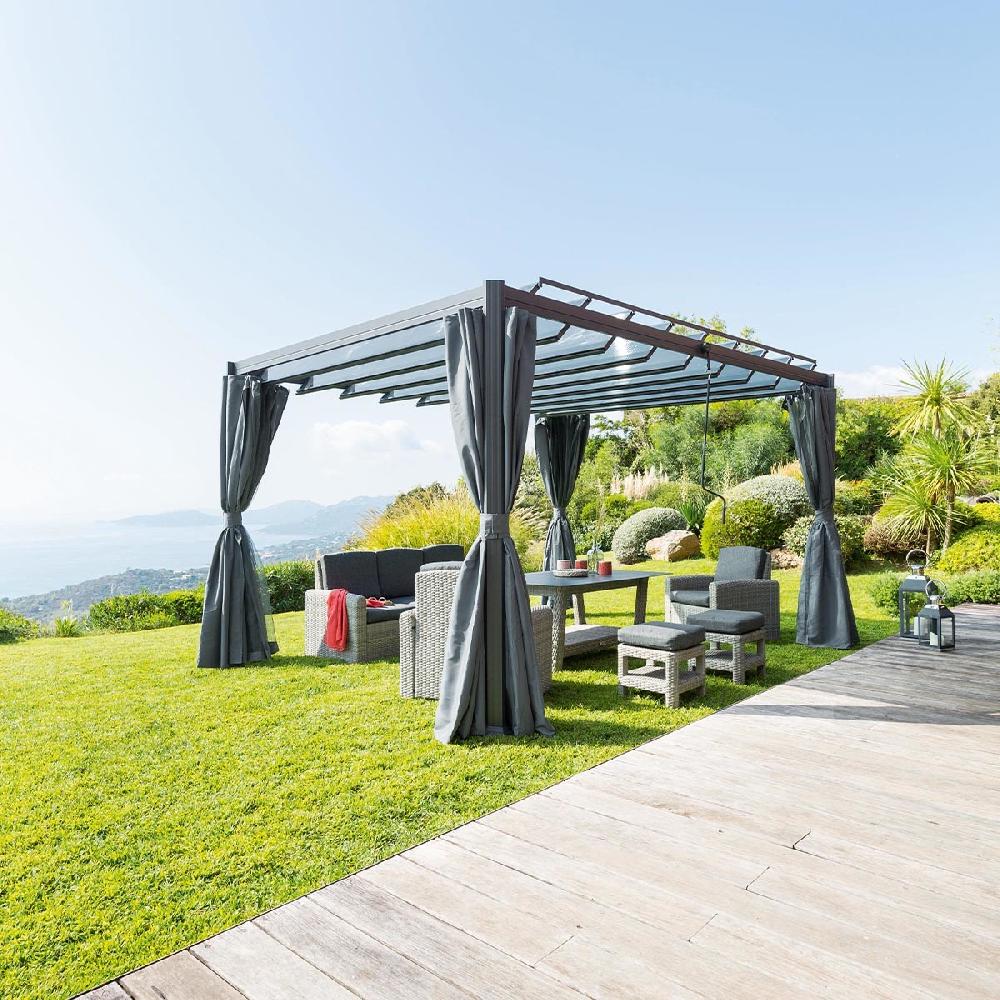 hesperide Pergola autoportante BELIZE Graphite