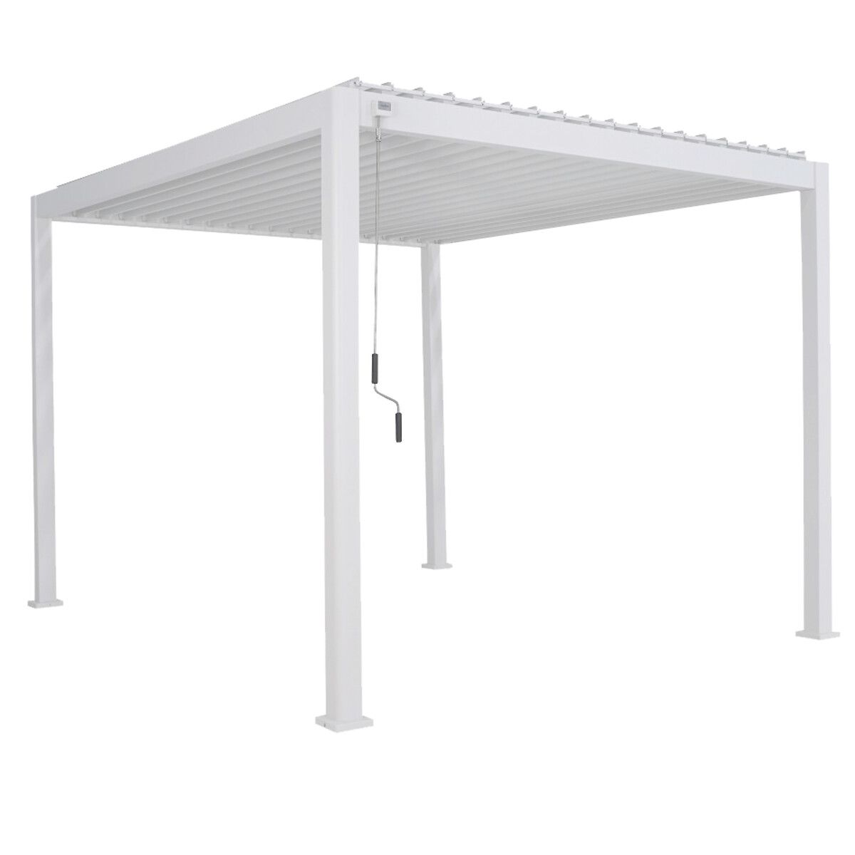 Hesperide Pergola Bioclimatique EVORA Blanc