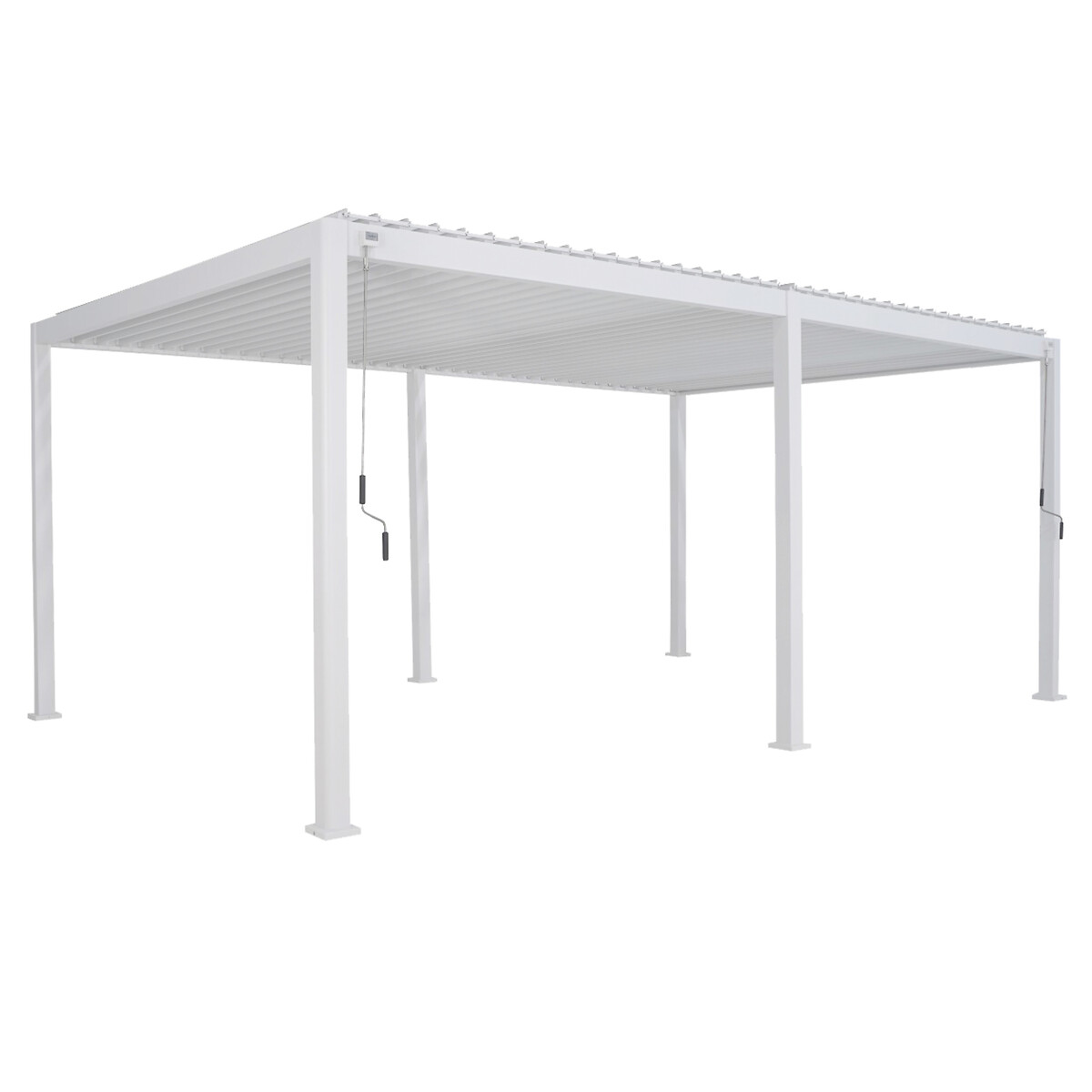 Hesperide Pergola Bioclimatique EVORA Blanc