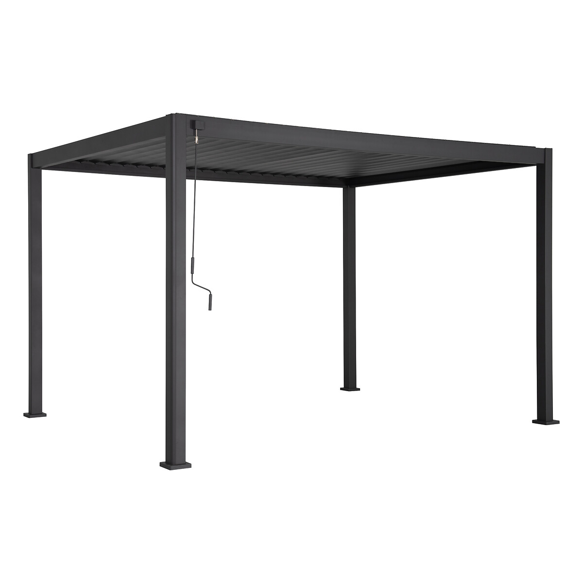 Hesperide Pergola Bioclimatique EVORA Graphite