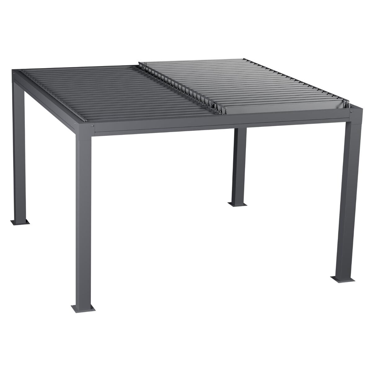 Hesperide Pergola Bioclimatique MAJAÉ Graphite