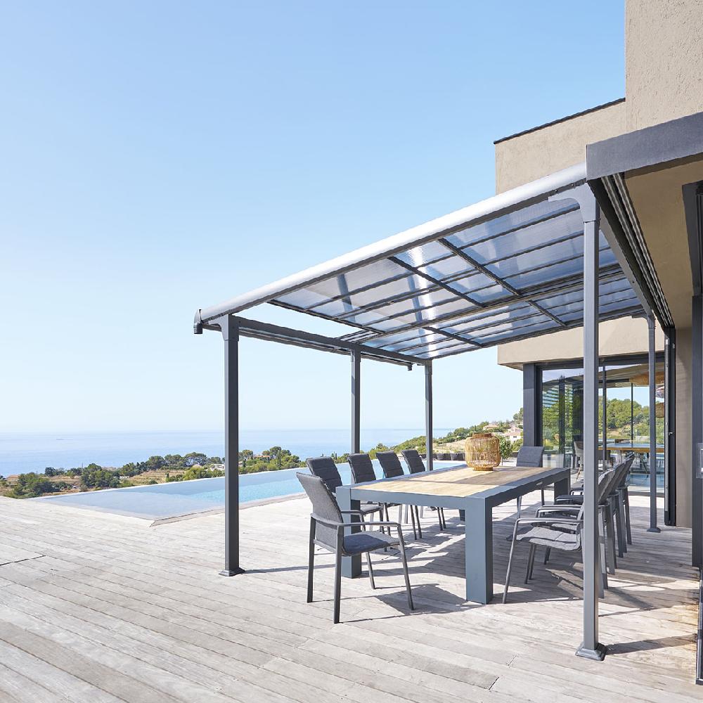 Hesperide Pergola Extensible ENOLIE Graphite