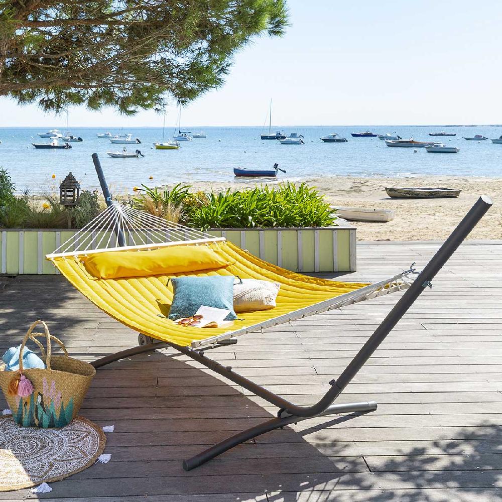 hesperide Pied réglable pour hamac PANAO Noir