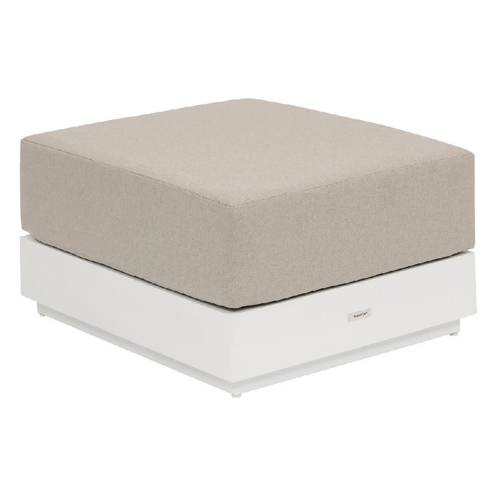 Hesperide Pouf De Jardin ALLURE Blanc & Gris Clair