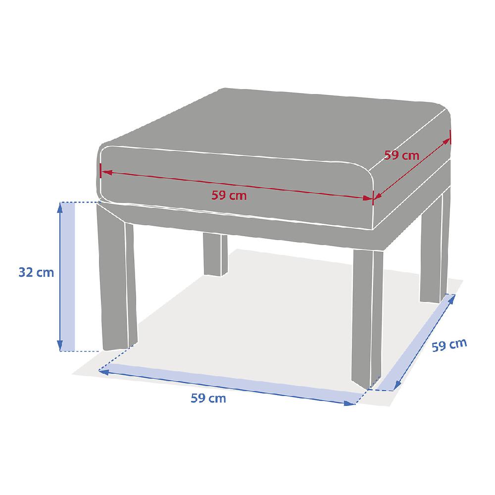 Hesperide Pouf De Jardin ÉVASION Graphite