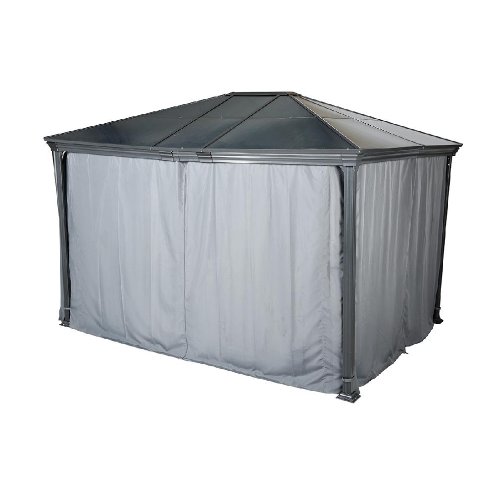 hesperide Rideaux pour pergola BELIZE Ardoise