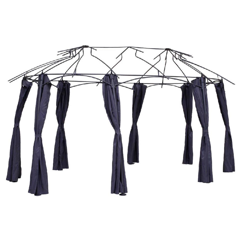 Hesperide Rideaux Pour Tonnelle MALDIVES Ardoise