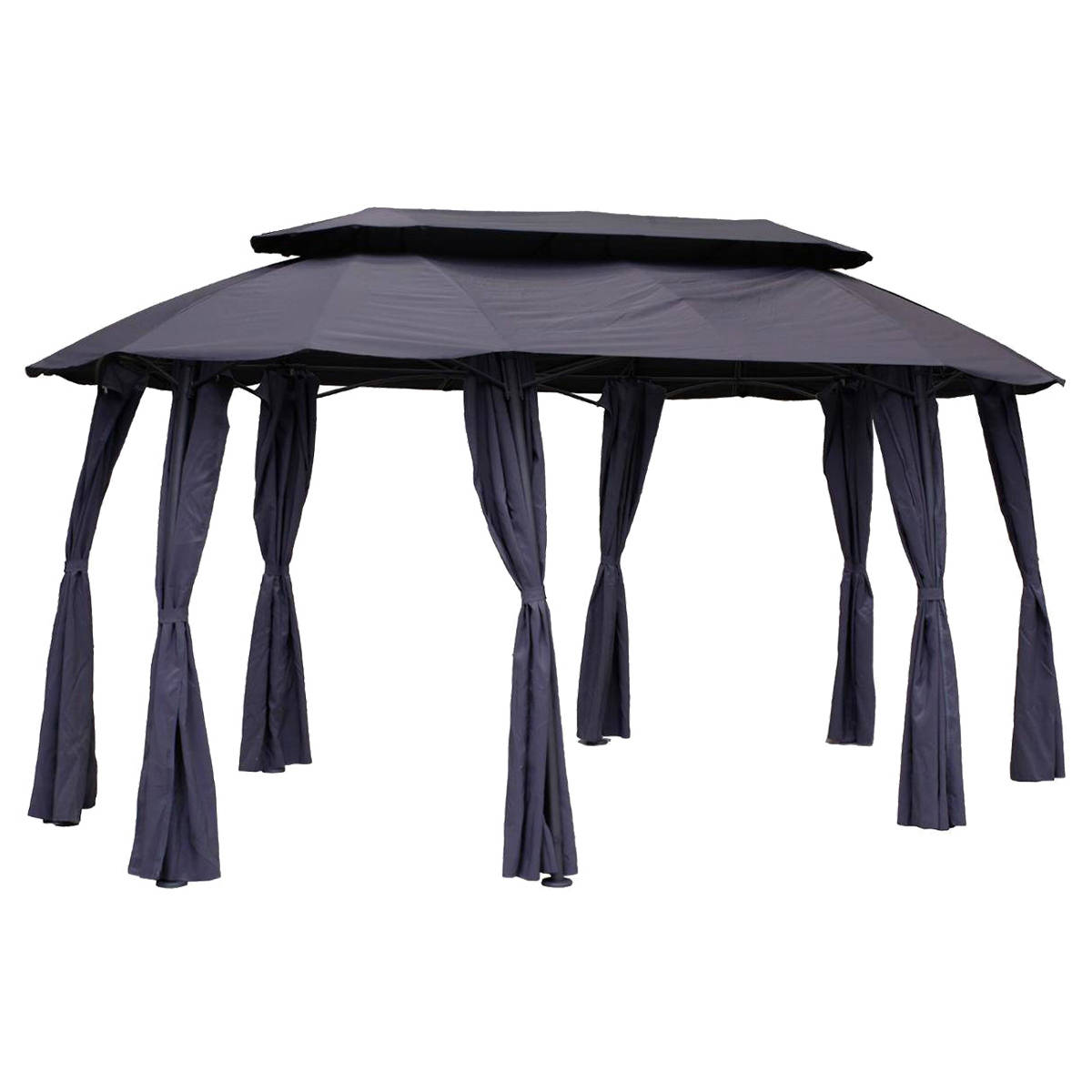 hesperide Rideaux pour tonnelle MALDIVES Ardoise