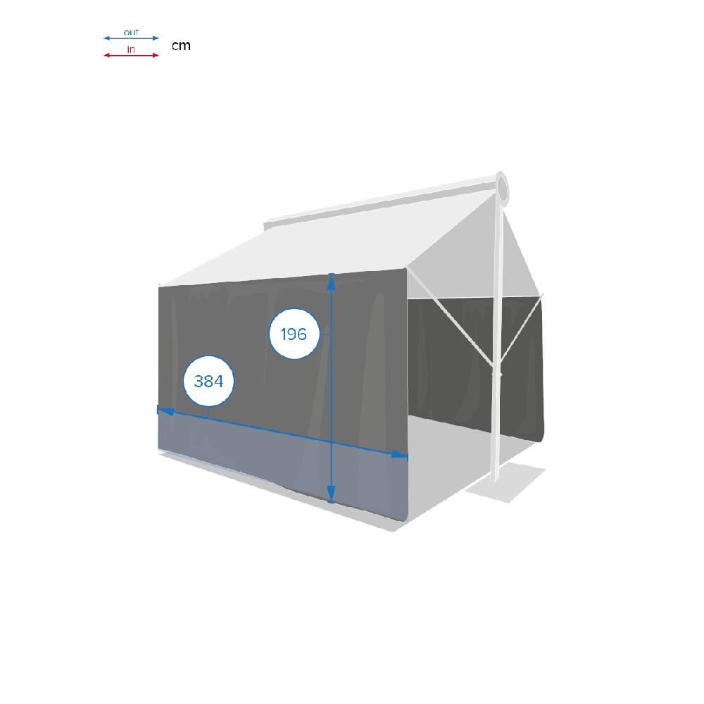 Hesperide Rideaux Pour Tonnelle SALSA Ardoise