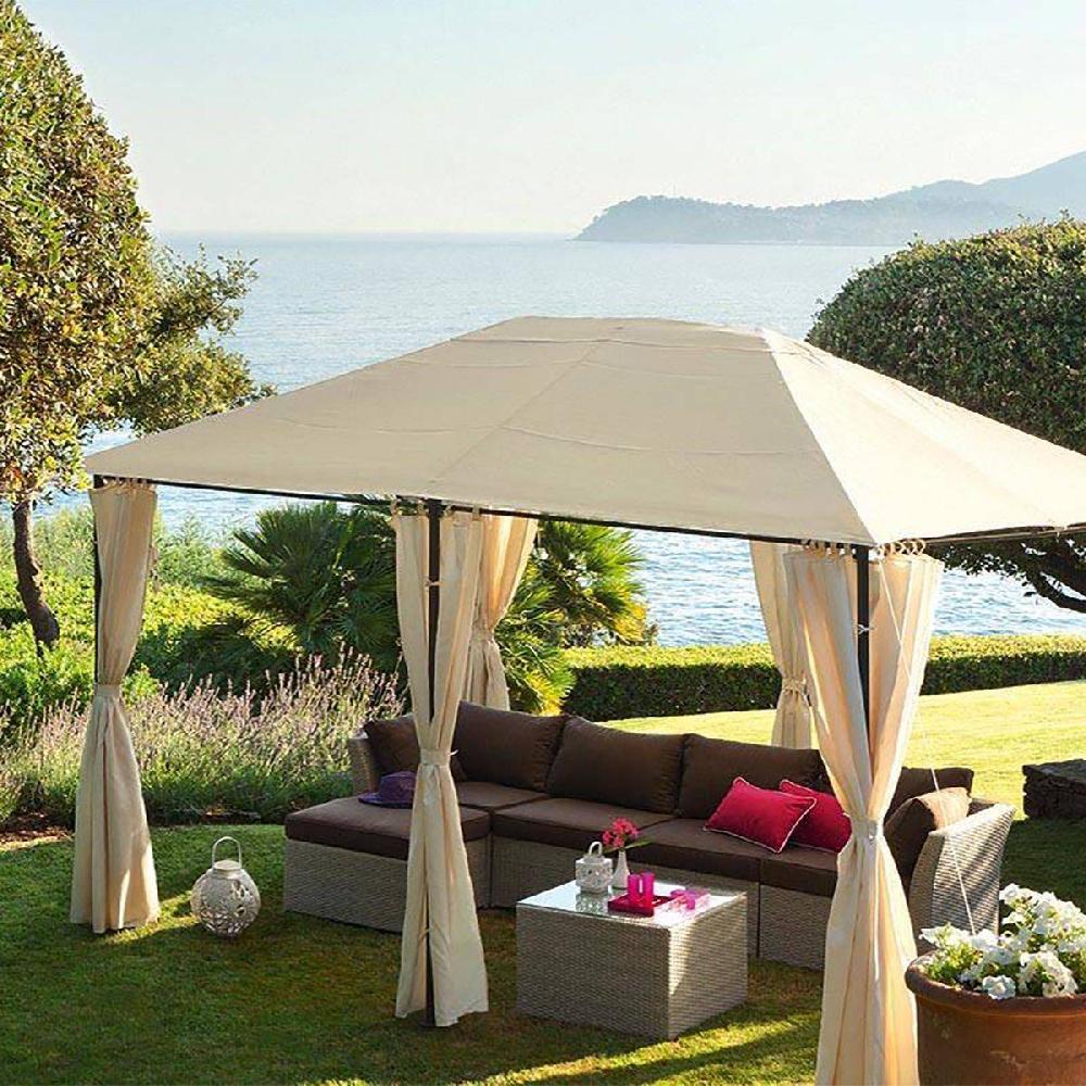 Hesperide Rideaux Pour Tonnelle SANTORINI Écru