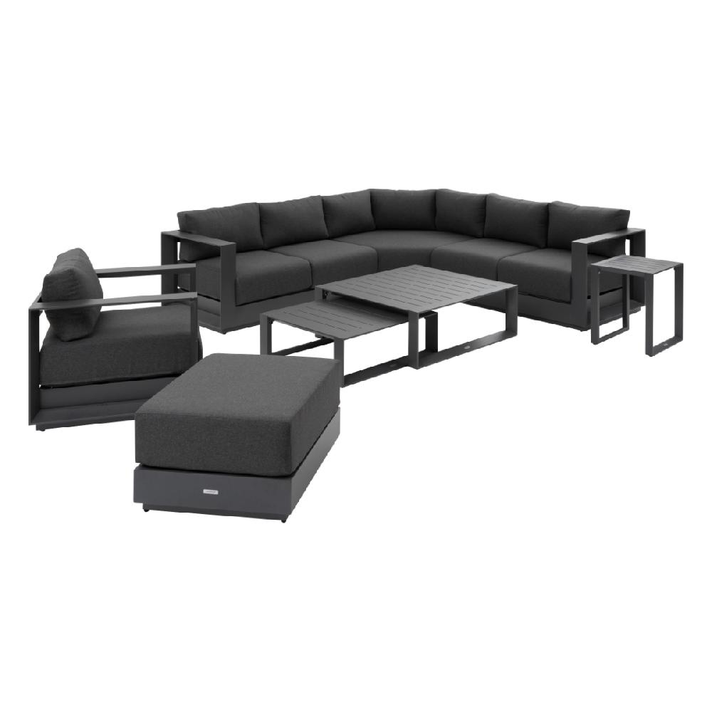 Hesperide Salon D'angle De Jardin ALLURE Graphite