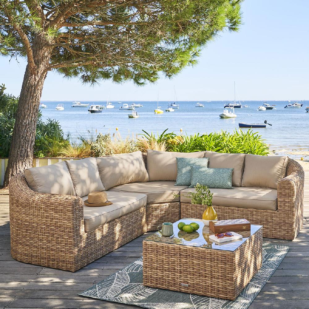 hesperide Salon d'angle de jardin MOORÉA Savana