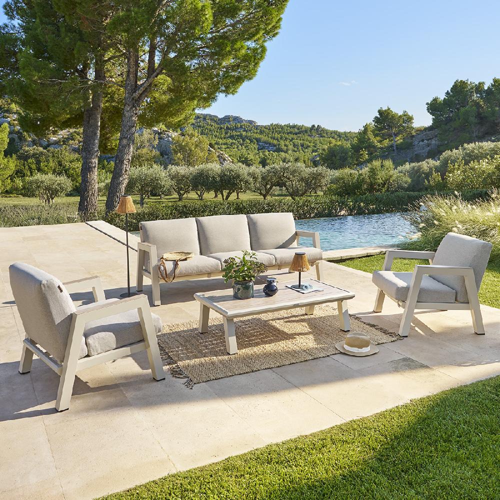 hesperide Salon de jardin AXIOME Beige & Argile
