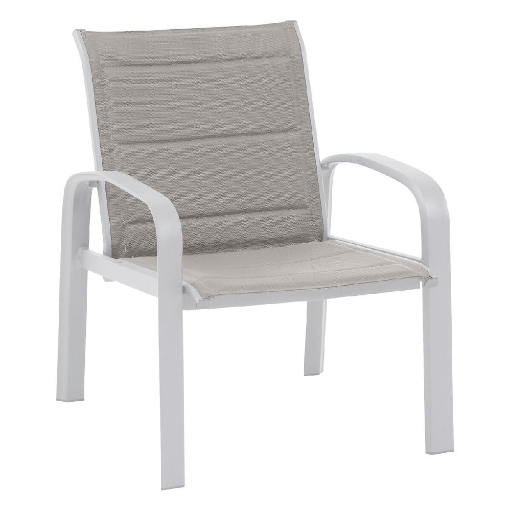 Hesperide Salon De Jardin Duo ELYN Noisette & Blanc