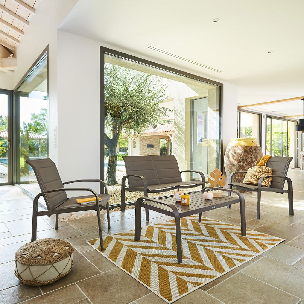 hesperide Salon de jardin ELYN Noisette & Praline