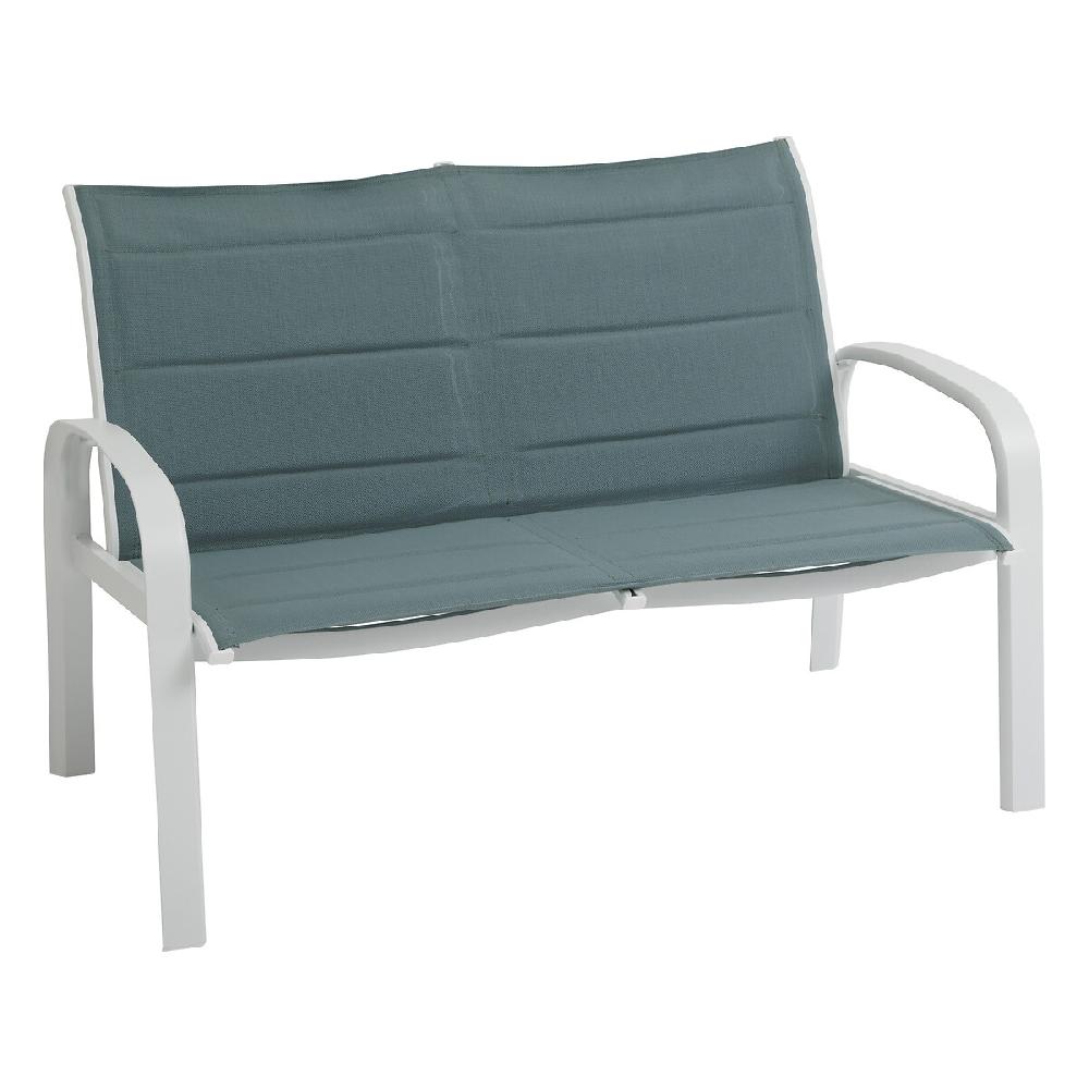 Hesperide Salon De Jardin ELYN Vert Jade & Blanc