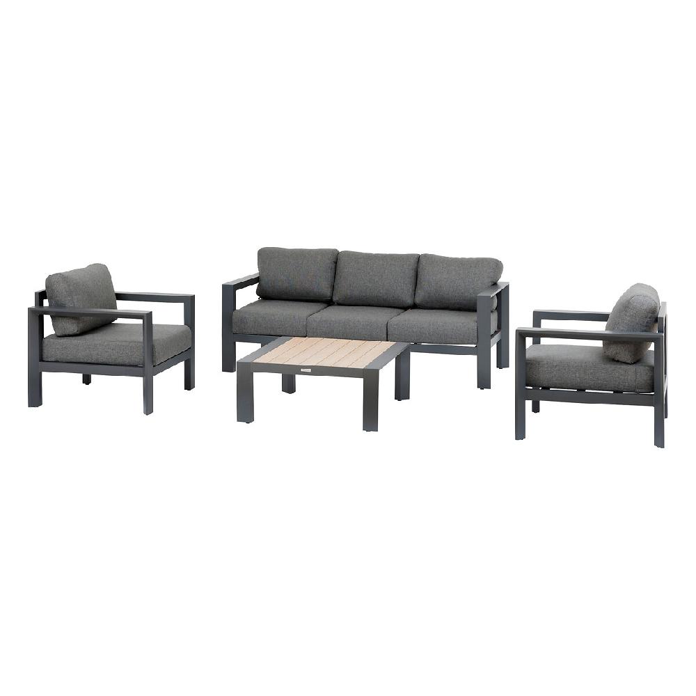 Hesperide Salon De Jardin ÉVASION Graphite & Honey