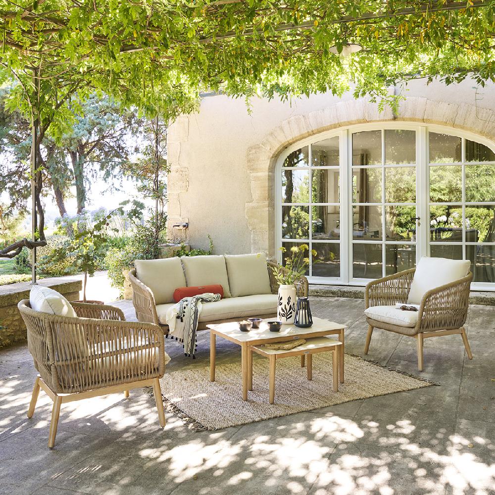 hesperide Salon de jardin ORISSA Taupe