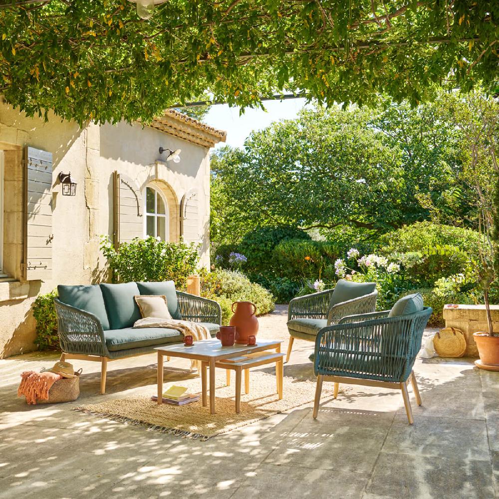 hesperide Salon de jardin ORISSA Vert olive