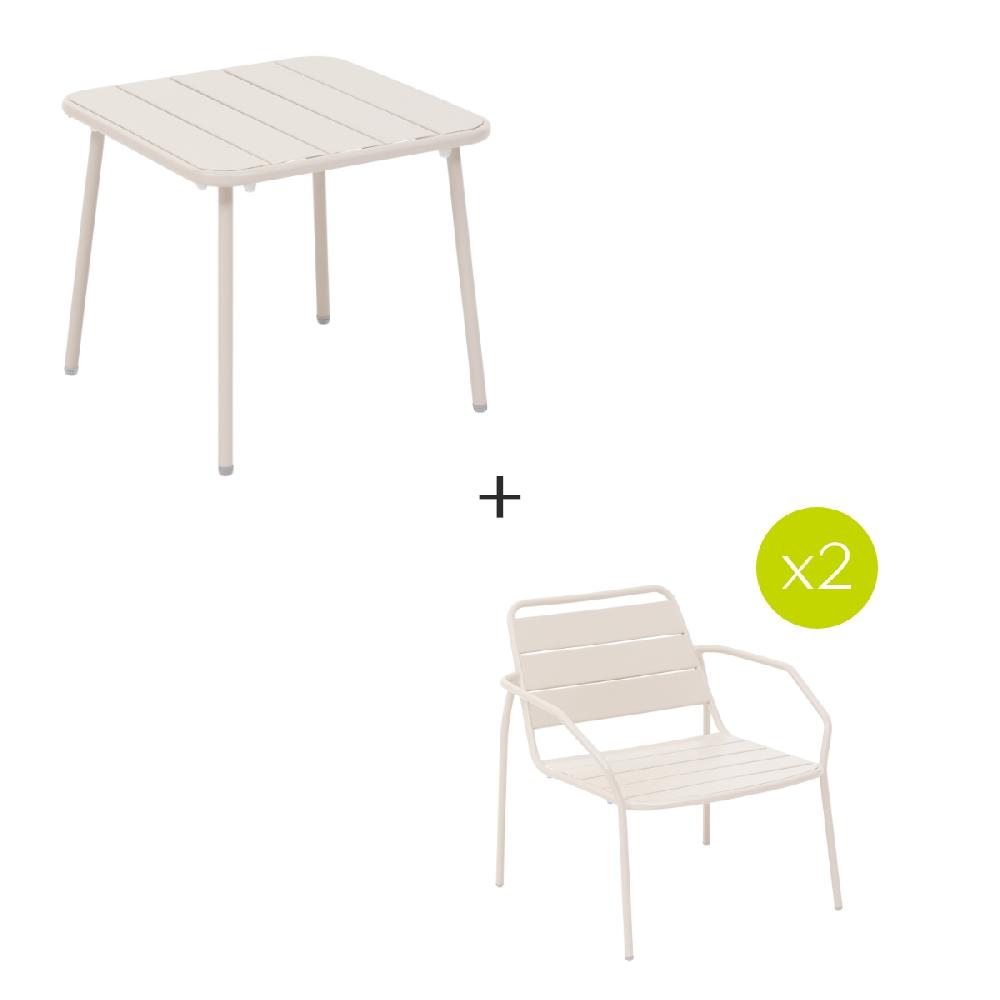 hesperide Salon de jardin PHUKET Argile