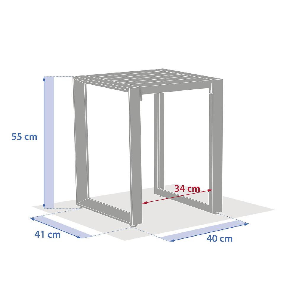 Hesperide Table D'appoint Carrée ALLURE Avoine