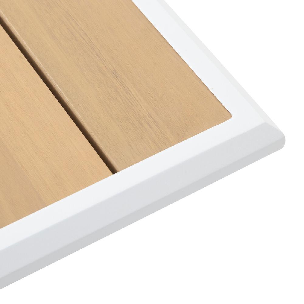 Hesperide Table De Jardin AXIOME Eucalyptus & Blanc