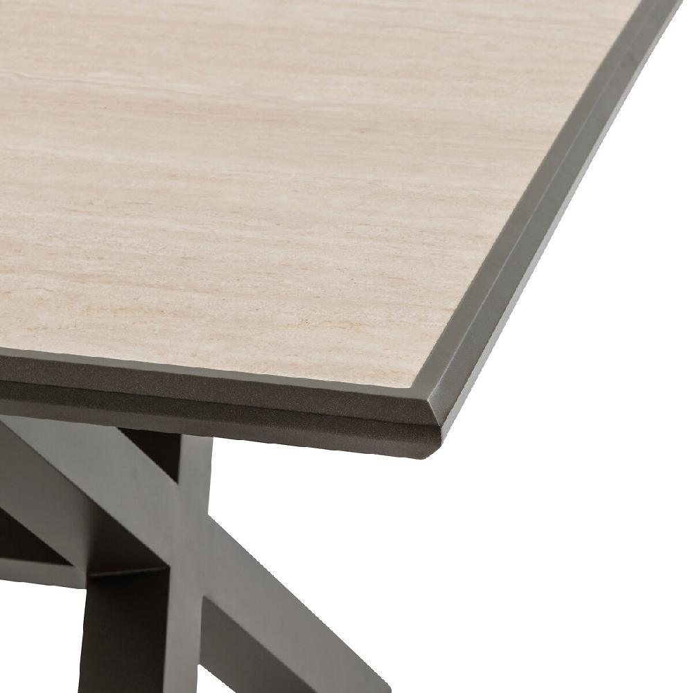 Hesperide Table De Jardin AXIOME Vanille & Marron