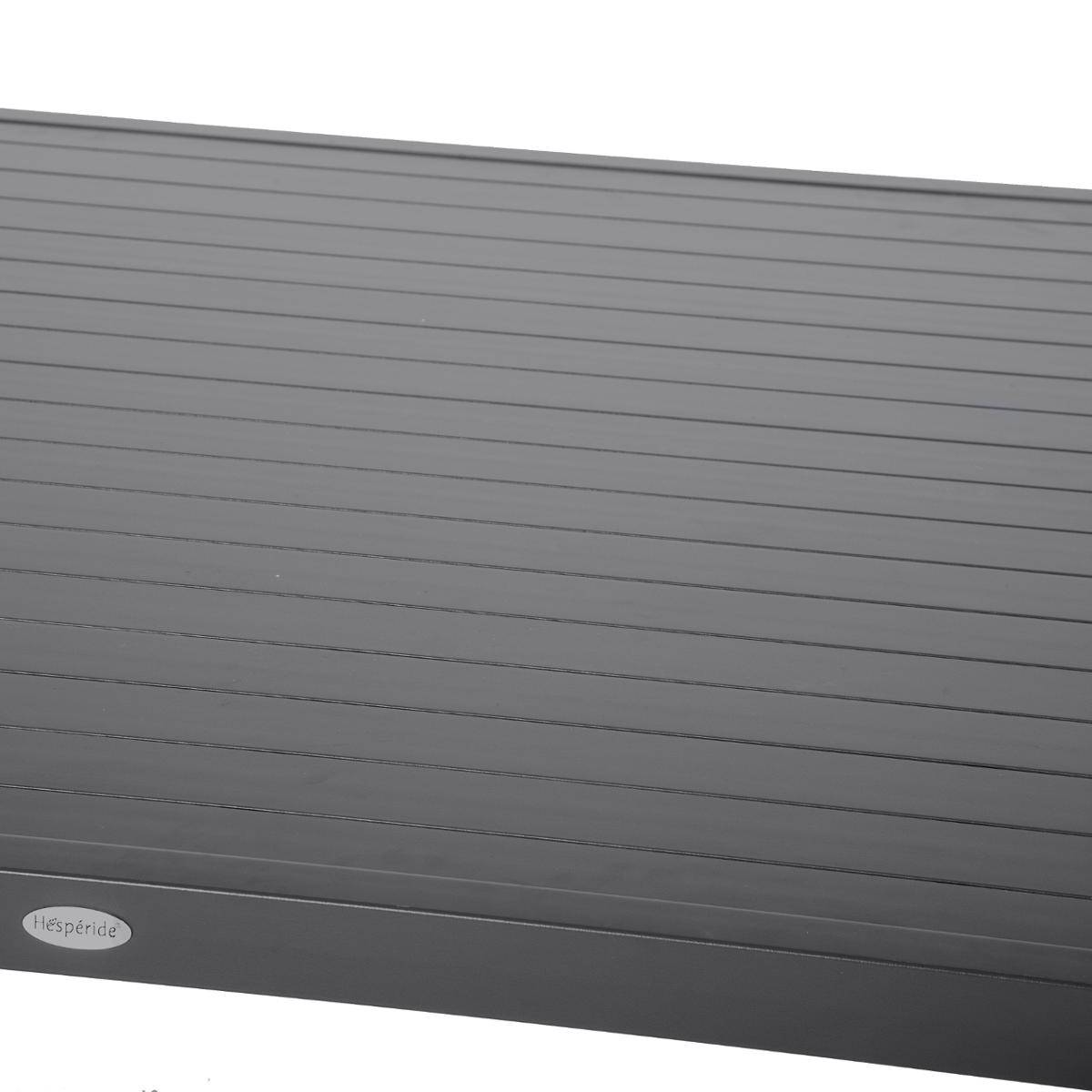 Hesperide Table De Jardin Carrée PIAZZA Graphite