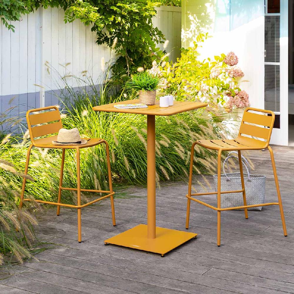 hesperide Table haute de jardin PHUKET Ocre