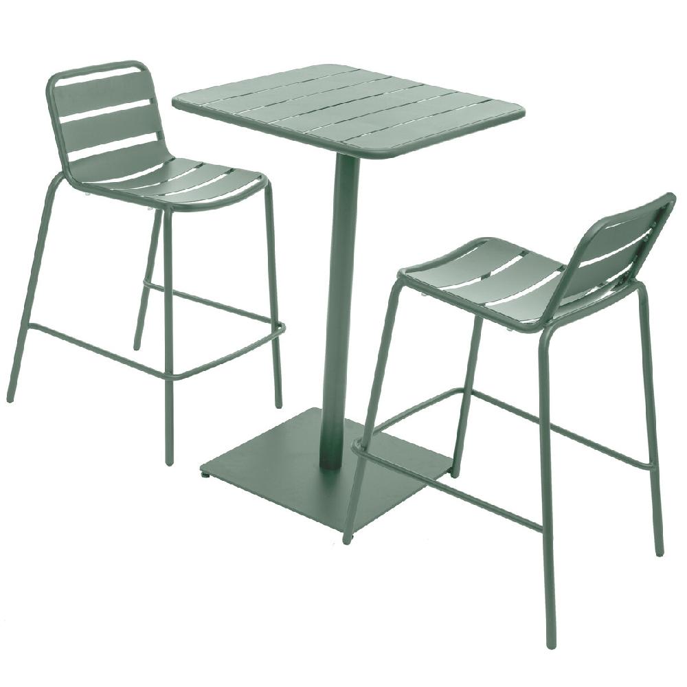 Hesperide Table Haute De Jardin PHUKET Vert Olive