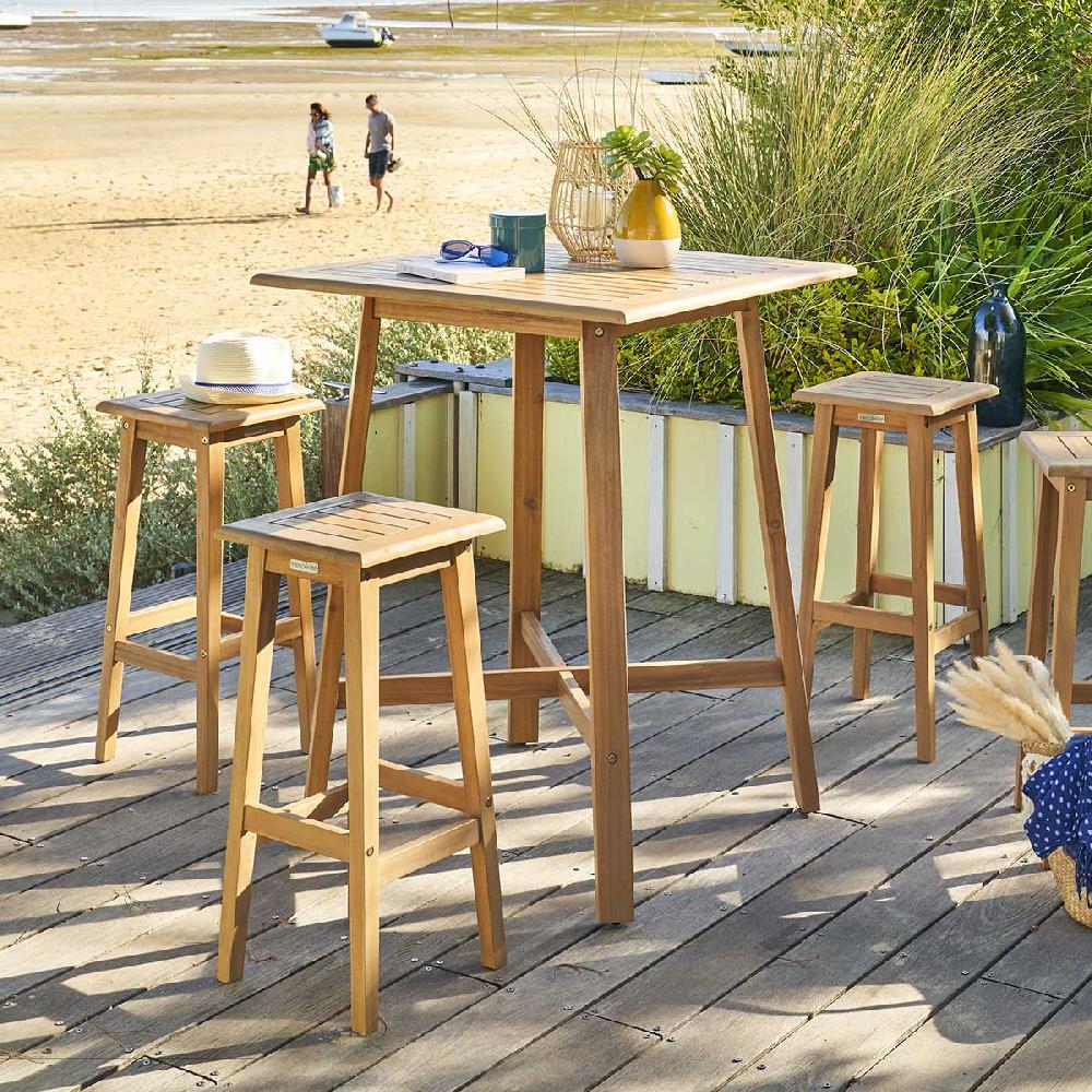 hesperide Table haute de jardin TIWI Acacia